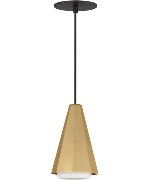 Maxim Rizzo Single Pendant Black / Antique Brass 10811SWBKAB