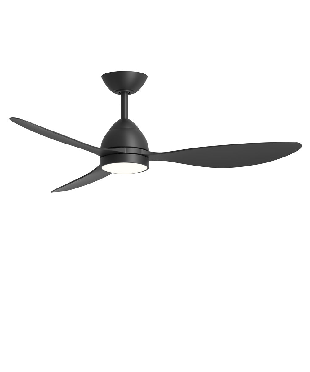 Drifter 52 inch Outdoor Fan w LED Black