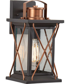 Barlowe 1-Light Small Wall Lantern Antique Bronze