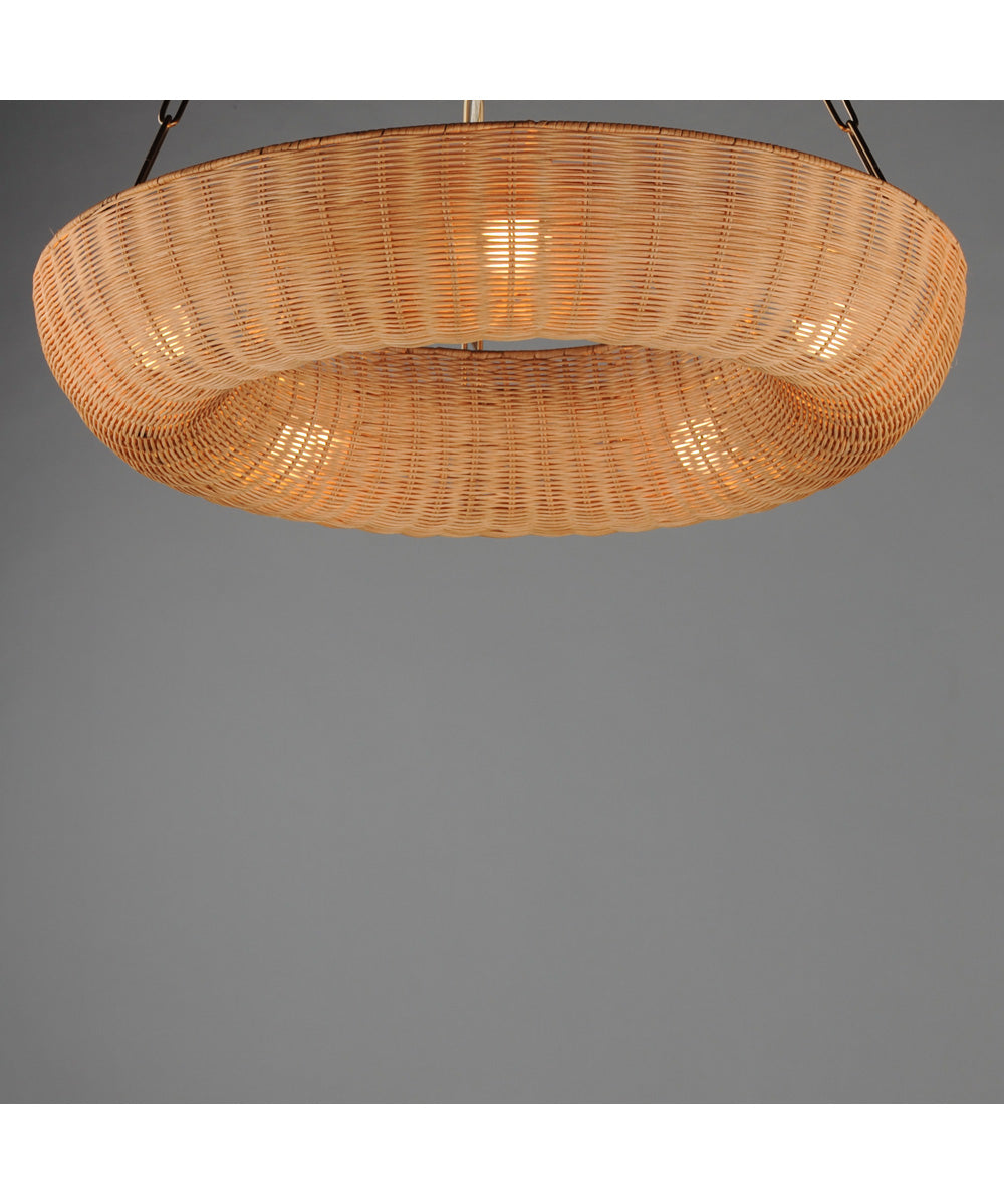 Bower 30 inch Pendant Natural Aged Brass