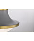 Lafayette 3-Light Pendant Matte Gray