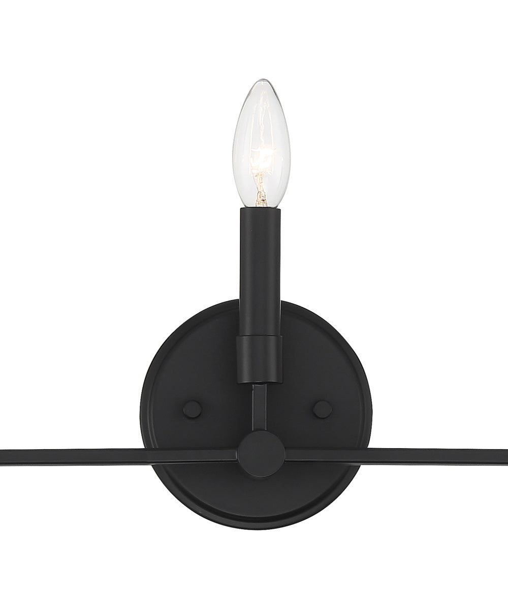 Summit 3 Light Vanity Matte Black