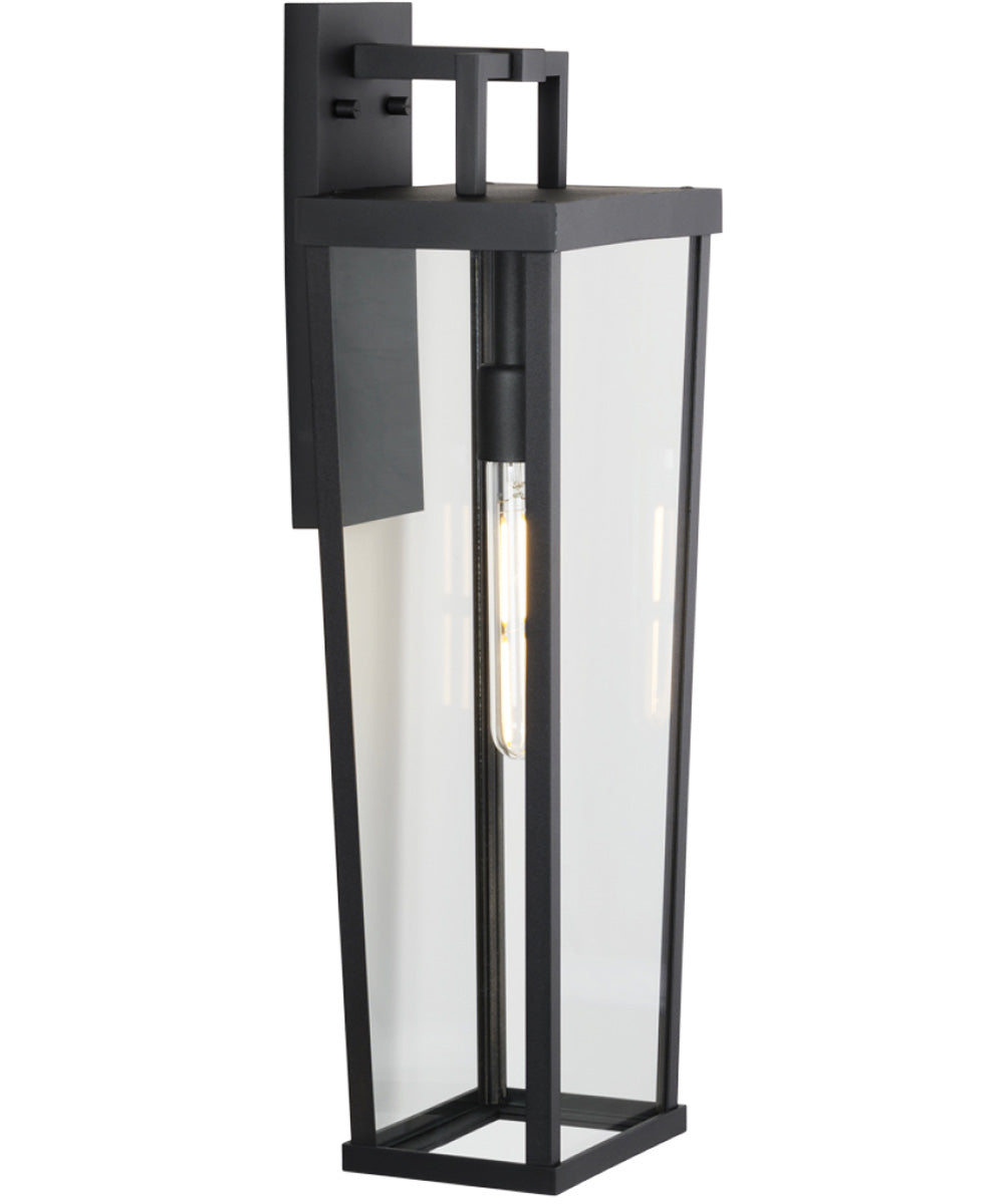 Tryon 1-Light Large Outdoor Wall Lantern Black
