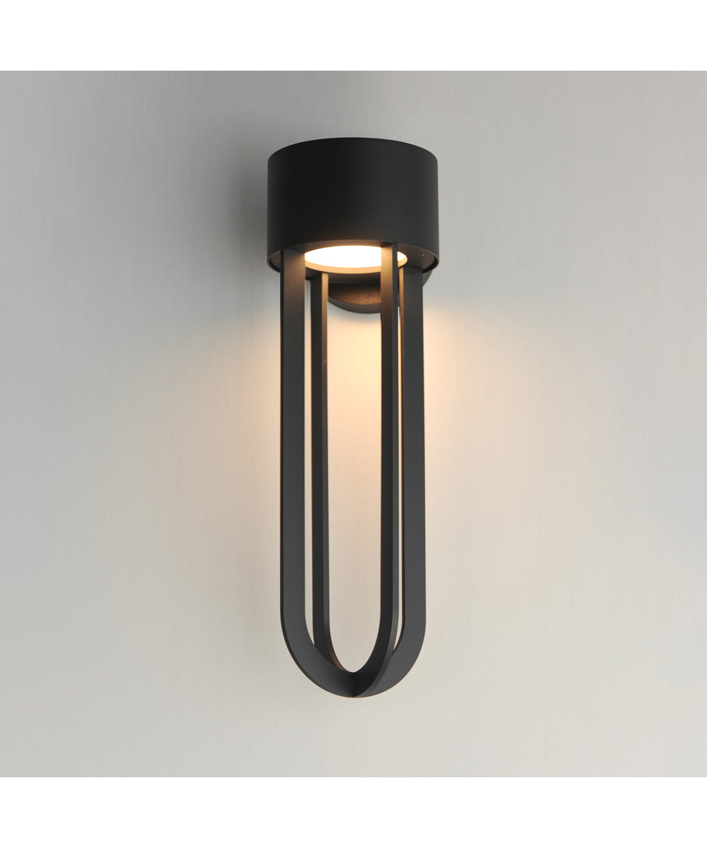 Quayside VX 18 inch Outdoor LED Wall Sconce Black