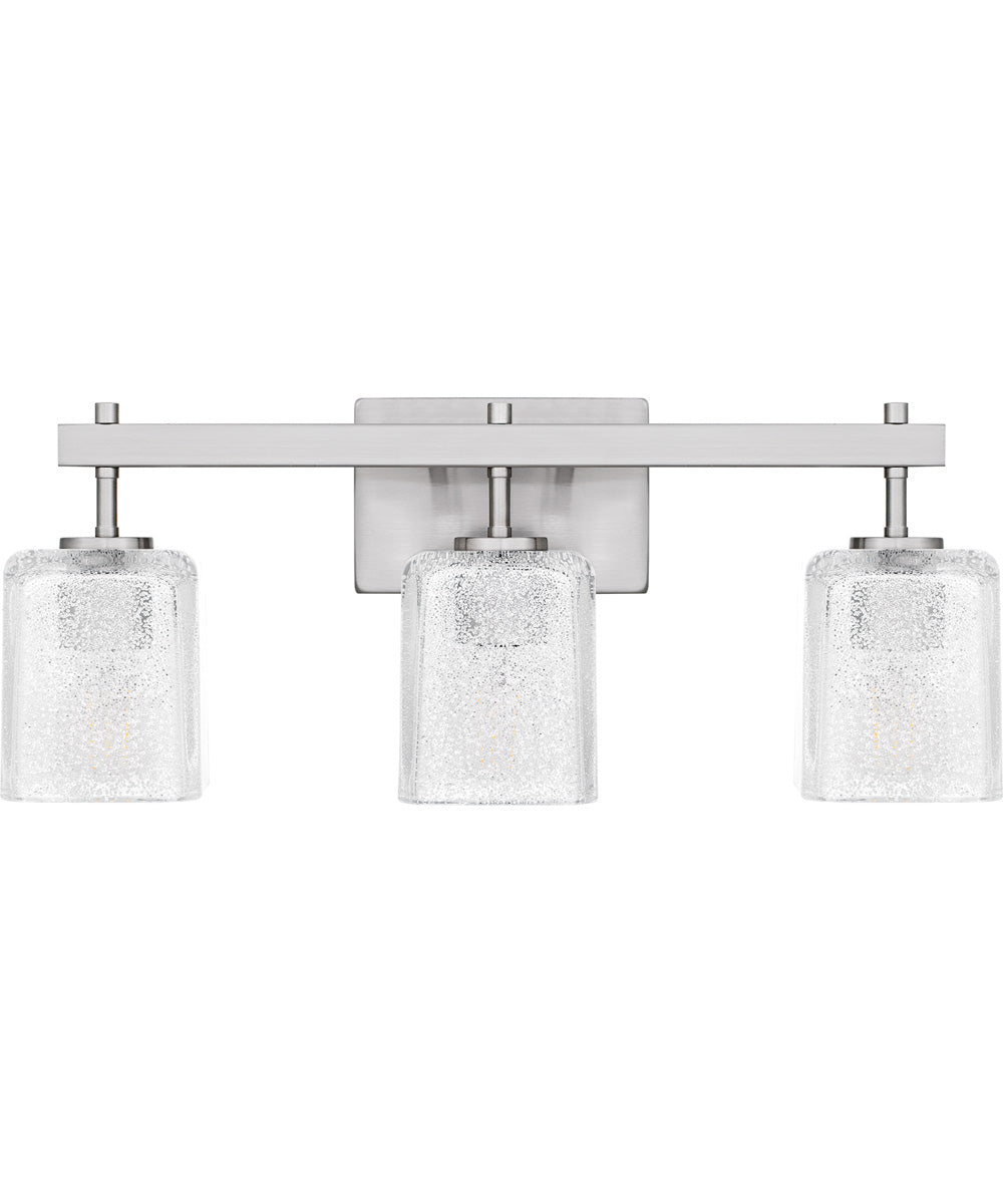 Brenthouse Large 3-light Bath Light Brushed Nickel