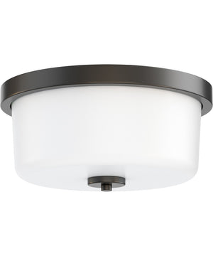 Fuller 2-Light Flush Mount Black