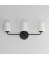 Durham 3-Light Bath Vanity Black