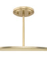 Pinellas 25 in. 4-Light Flush Mount Soft Gold