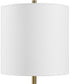 Molena Brass & Pearly Stone Table Lamp