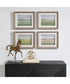 Quiet Meadows Framed Prints, Set of 4