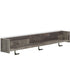 Neilsville Wall Mounted Coat Rack w/Shelf Multi Gray