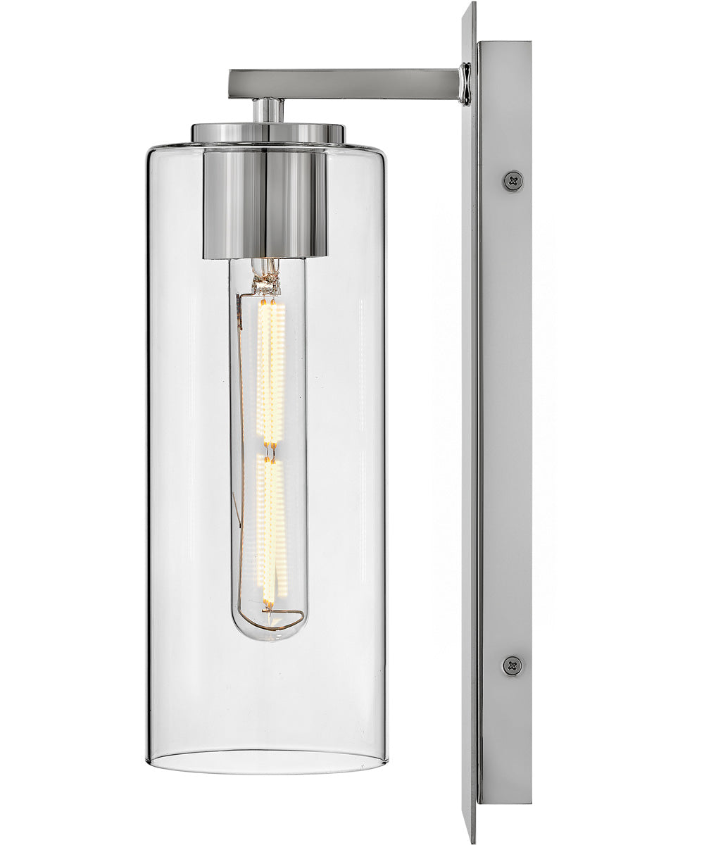 Lane 1-Light Medium Single Light Sconce in Polished Nickel