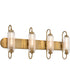 Whitmire 4-light Bath Vanity Light Brushed Brass