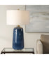 Brae Blue Glaze Table Lamp