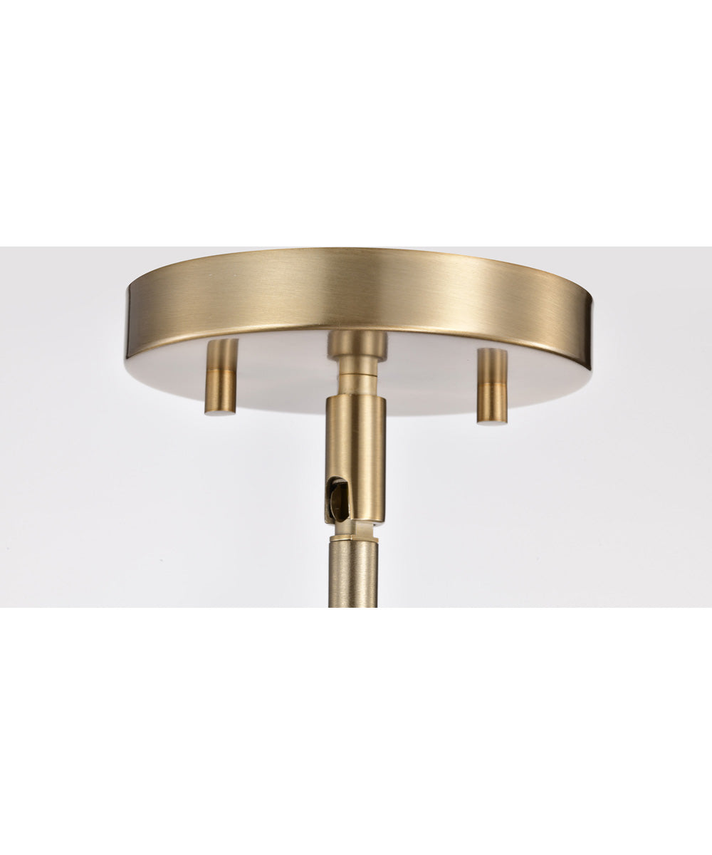 Easton 1-Light Pendant Burnished Brass