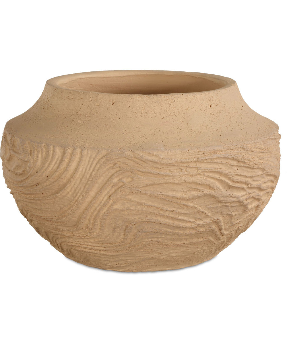 Sandstone Flow Small Terracotta Vase