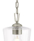Celino 1-Light Pendant Brushed Nickel