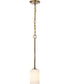 Liam 1-Light Pendant Burnished Brass