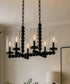 Tamara Day's Lee Boulevard 6-light Chandelier Matte Black