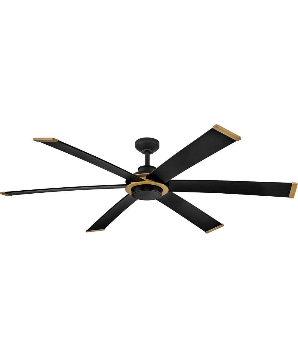 Andros 64" LED Smart Fan Matte Black