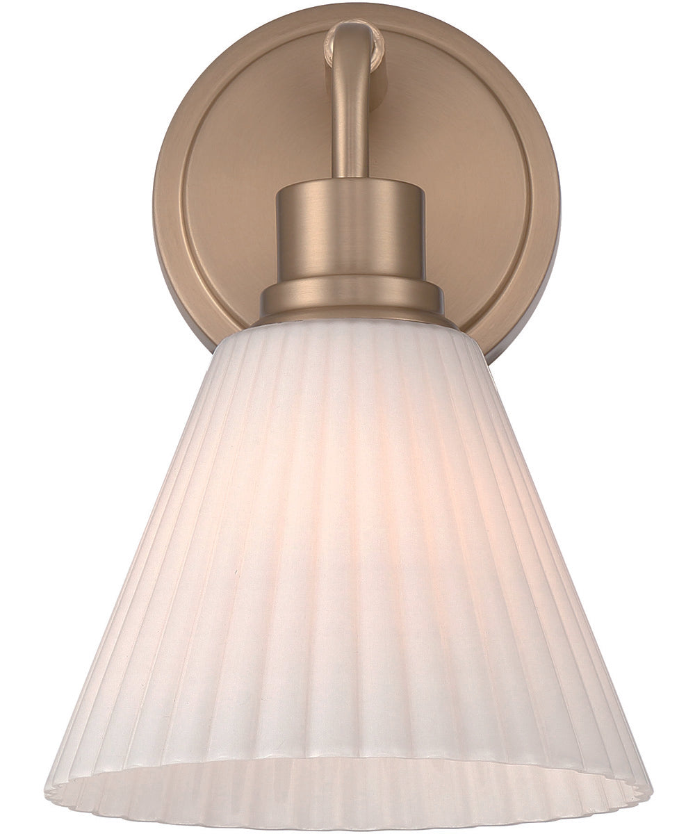 Pleated II 1-Light Lighting Premium Bronze