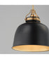 Hollis 12 inch Pendant Natural Aged Brass