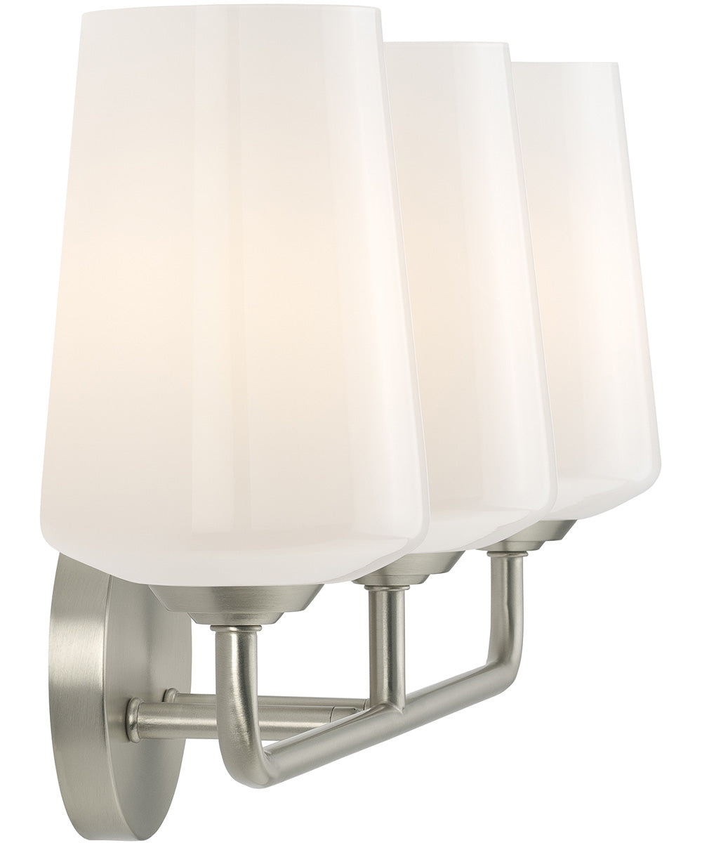 Celino 3-Light Bath & Vanity Brushed Nickel