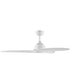 Nirra 52-in. 3-Blade Modern Ceiling Fan Matte White