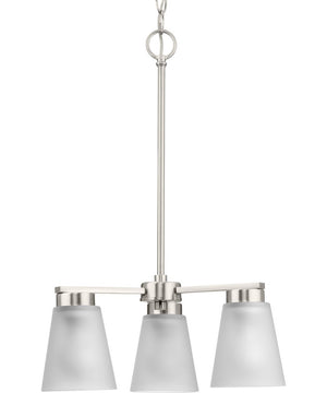 Tanner 3-Light Chandelier Brushed Nickel