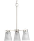 Tanner 3-Light Chandelier Brushed Nickel