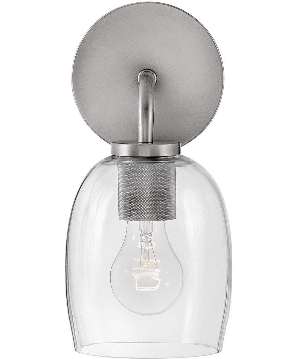 Percy 1-Light Medium Single Light Vanity in Antique Nickel