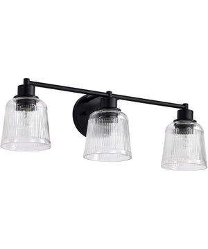 Grayson 3-Light Vanity & Wall Matte Black