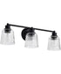 Grayson 3-Light Vanity & Wall Matte Black