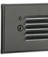LED Indoor/Outdoor Integrated LED Wall or Step Light with Photocell Black