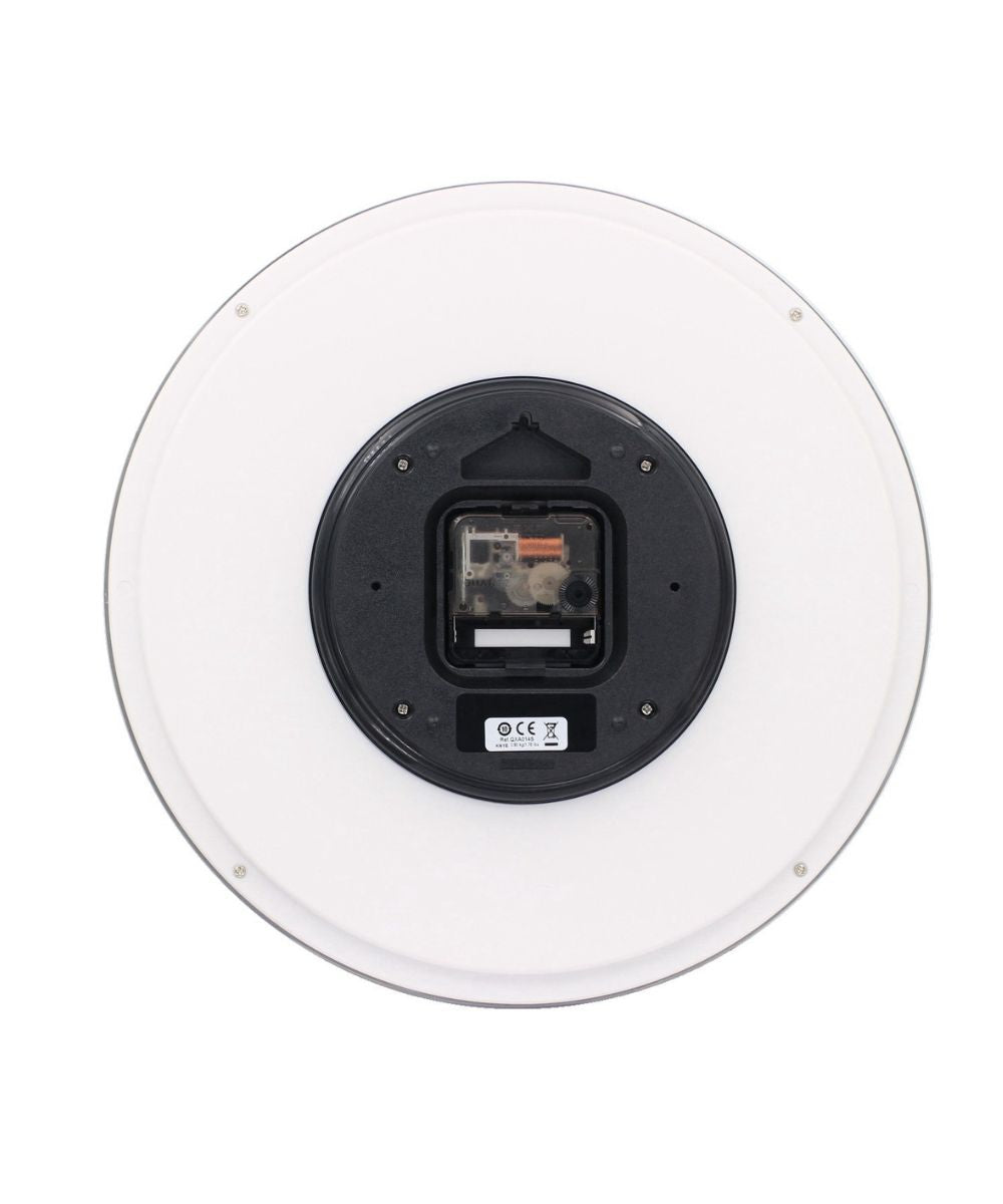 Numbered Wall Clock Quiet Sweep Second Hand