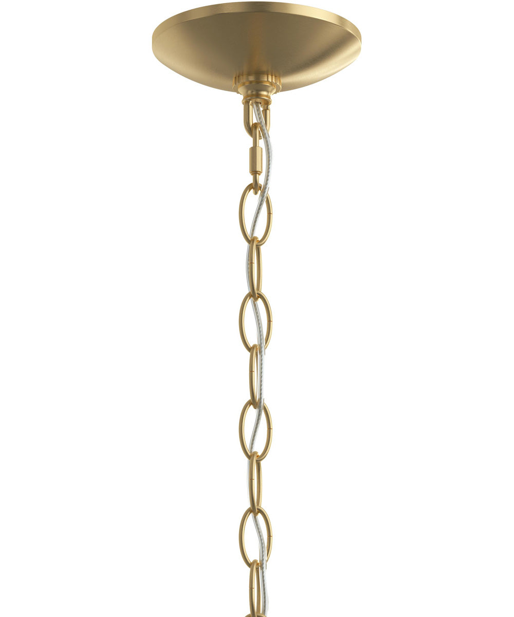 Ilia 9-Light Two-Tier Chandelier Brushed Gold