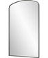 Tordera Black Arch Mirror