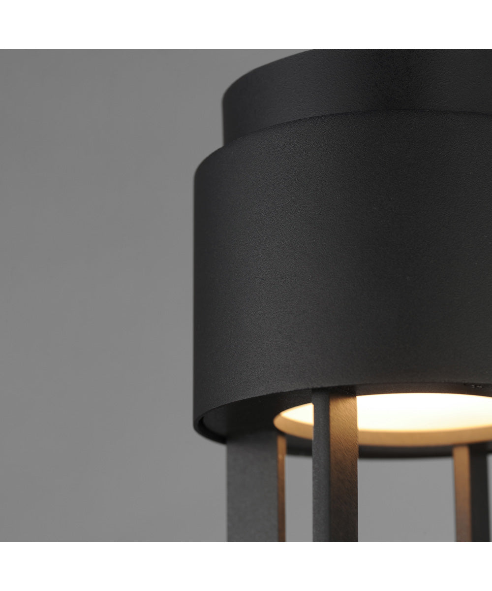 Quayside VX 8 inch  Outdoor LED Flush Mount Black