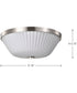 Royale 3-Light Close-to-Ceiling Brushed Nickel