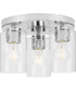 Cofield 12 in. 3-Light Flush Mount P350237 Polished Chrome