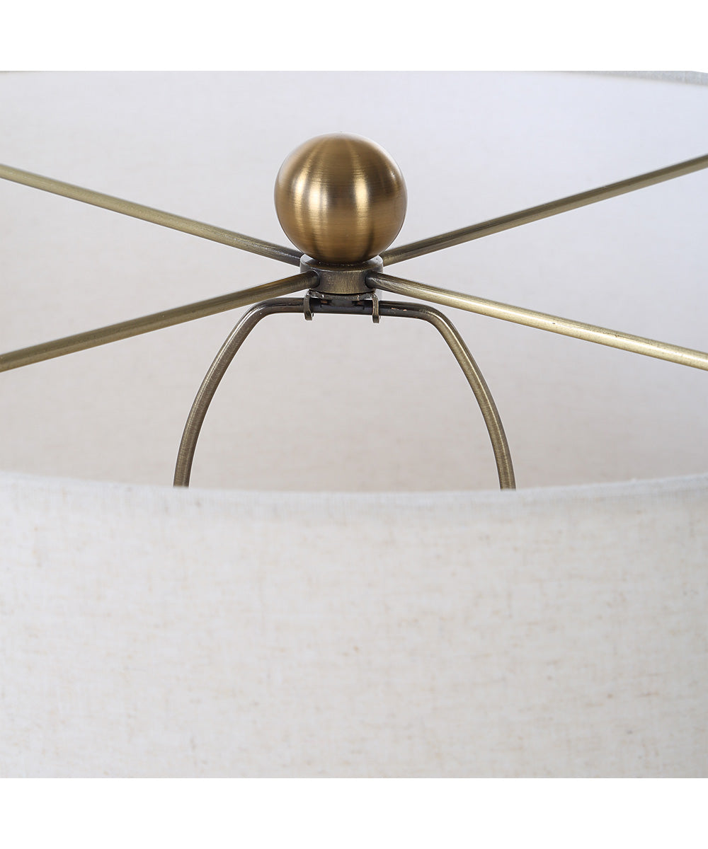 Helston Dark Charcoal Table Lamp