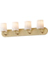 Durham 4-Light Strip Bath Vanity Natural Aged Brass