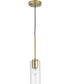 Cofield 1-Light Pendant Vintage Brass