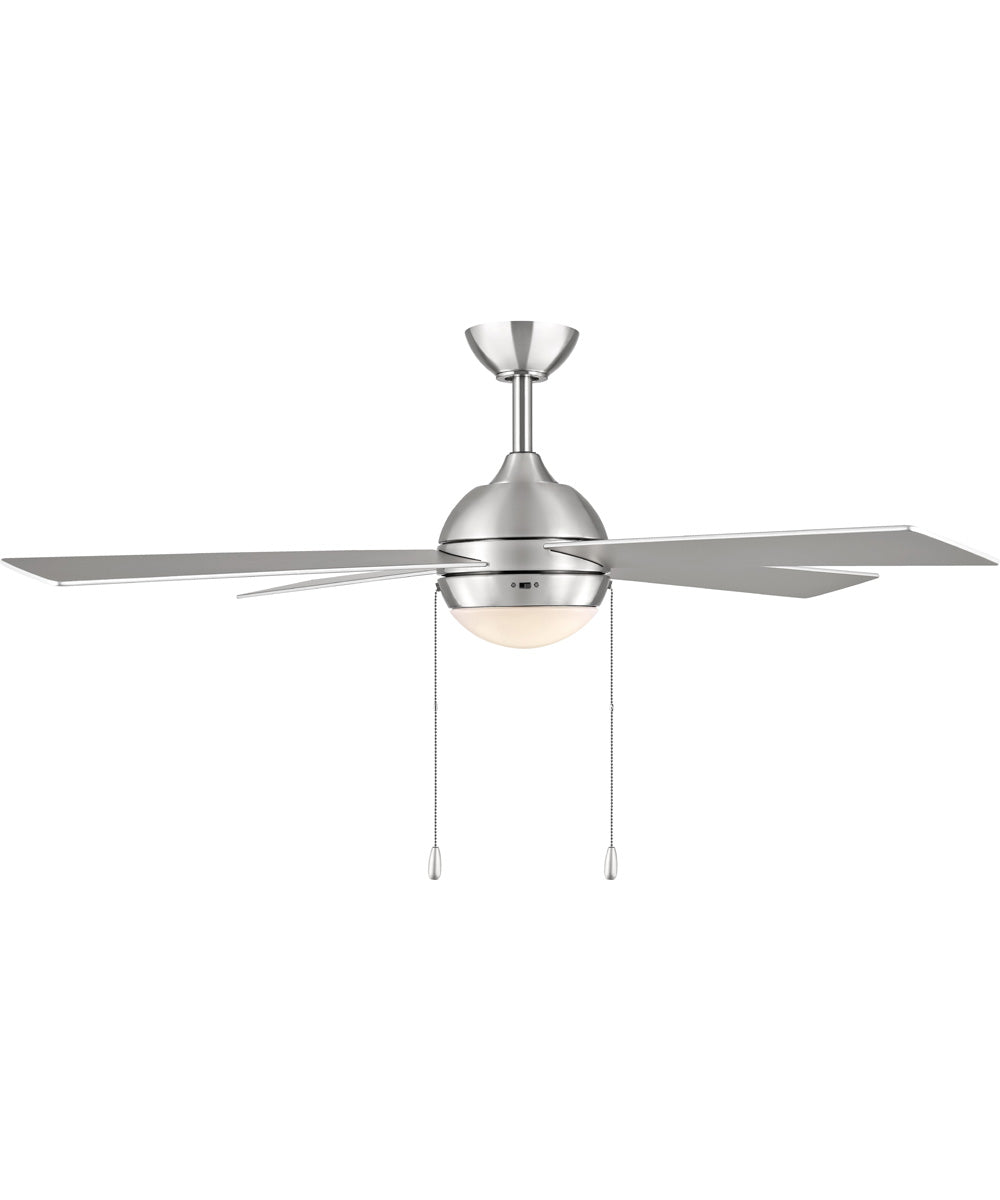Tavo 52-in. 4-Blade LED Modern Ceiling Fan Brushed Nickel