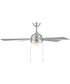 Tavo 52-in. 4-Blade LED Modern Ceiling Fan Brushed Nickel
