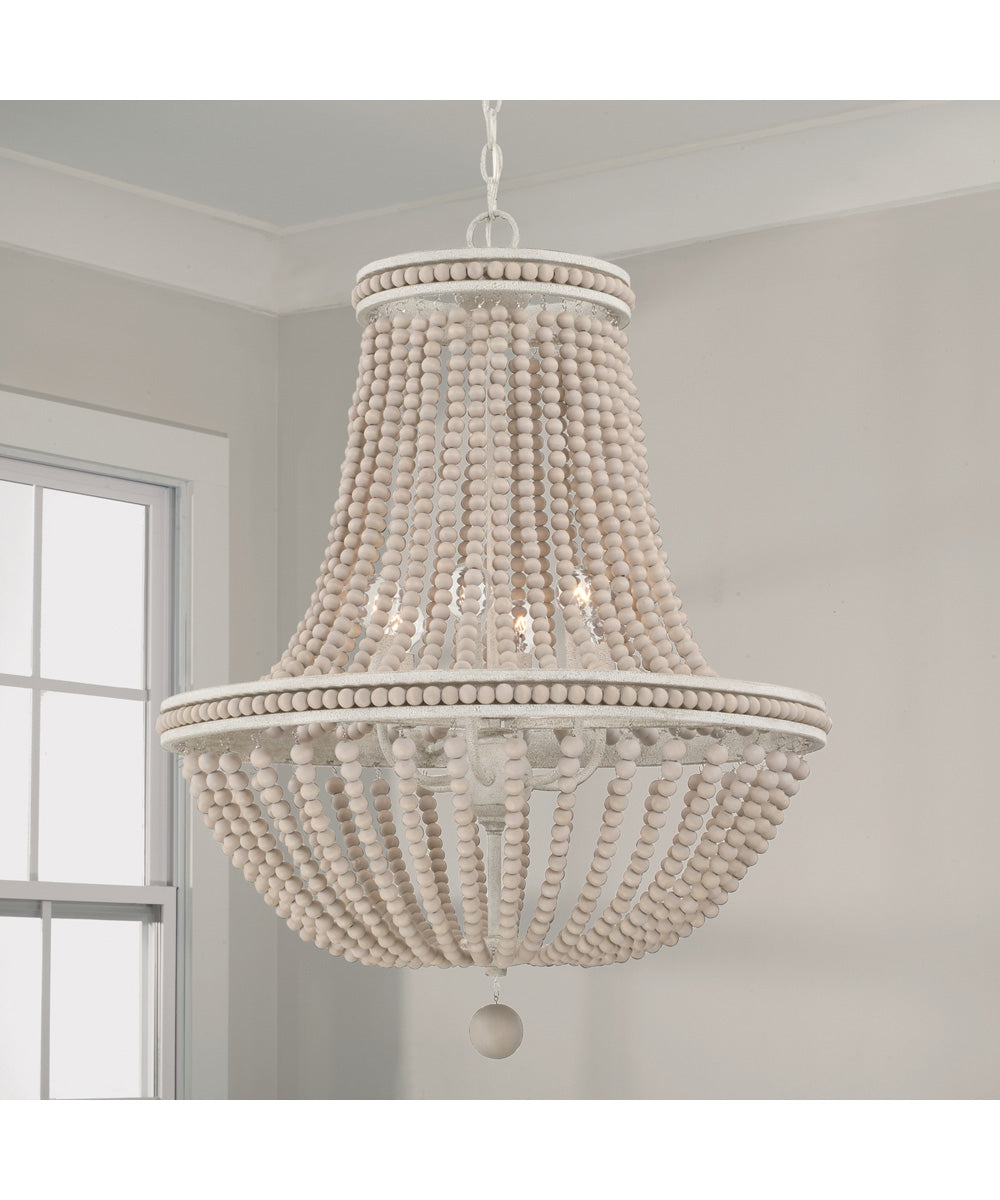 Handley 6-Light Chandelier Sand Dollar