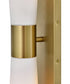 Beau 2-Light Large Two Light Sconce in Lacquered Brass