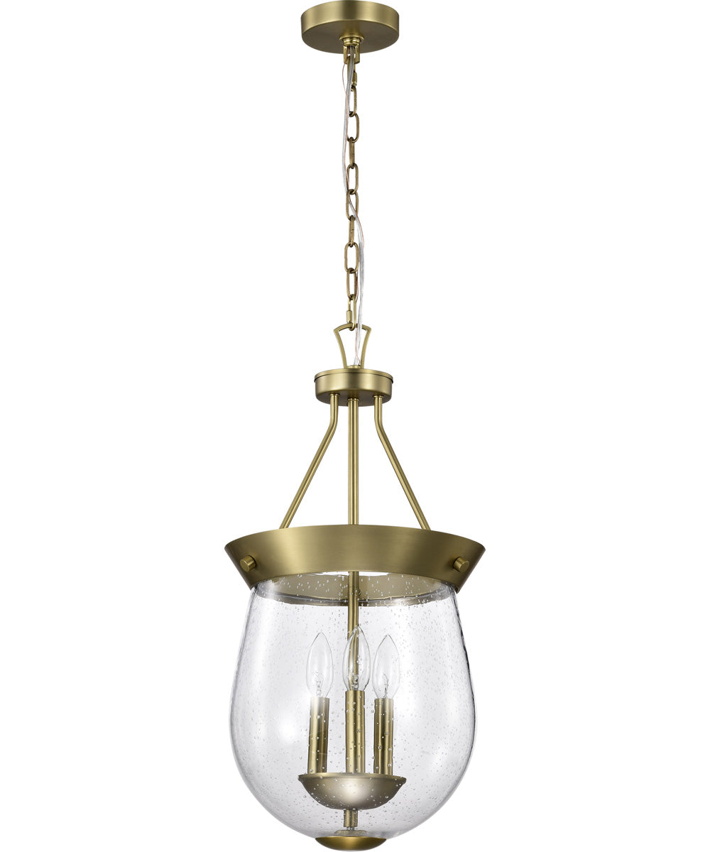 Boliver 3-Light Pendant Vintage Brass
