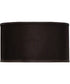 17x17x9 Black Shadow Drum Hardback Lampshade