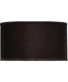 17x17x9 Black Shadow Drum Hardback Lampshade